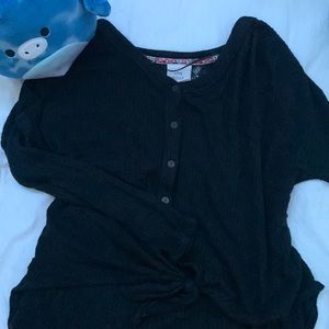 black sweater blouse !